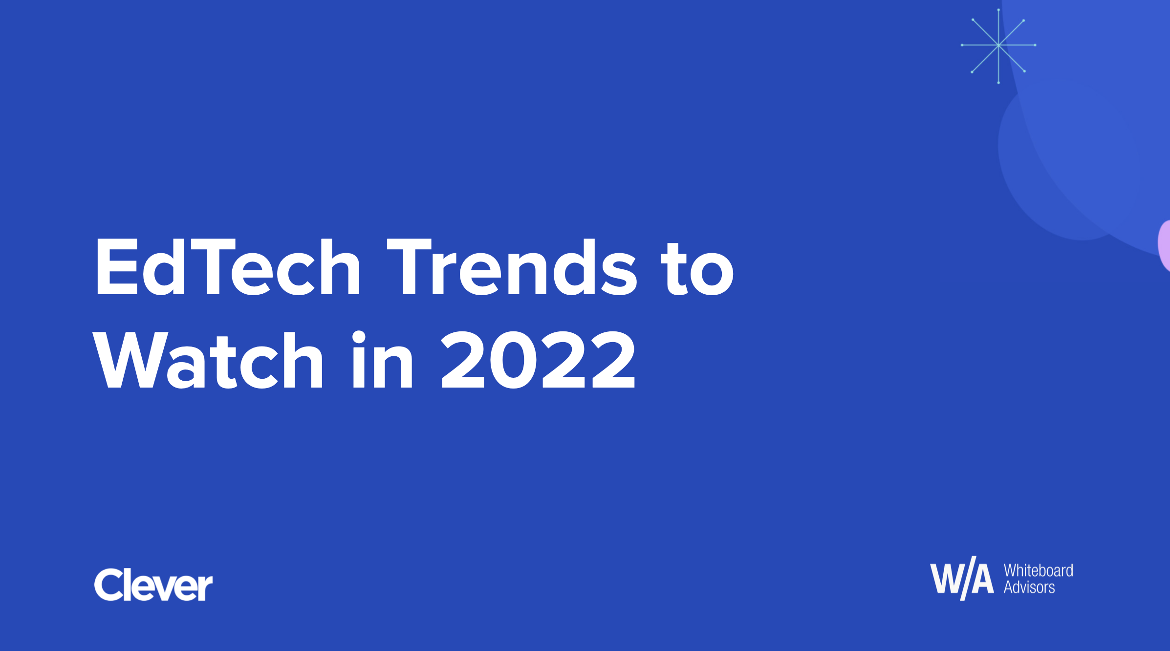 Cover image of 2022 edtech trends report